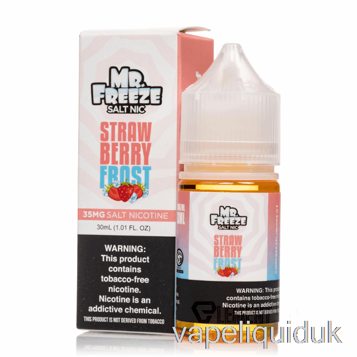Strawberry Frost - Mr Freeze Salts - 30mL 35mg Vape Liquid
